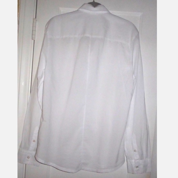 SALE James Perse Standard Men's Button Down Shirt White 0 (XS) 100% Cotton NEW - Picture 8 of 15